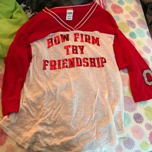 OSU PINK COLLEGIATE 1/4 LENGTH SHIRT